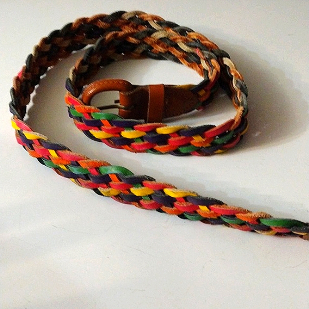 Argentina Weaved Leather Belt M/L